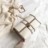 Women's Texture Shoulder Bag Net Red Handbag Messenger Bag