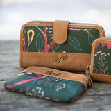 Women's Printed Nylon-Polyleather Purse for Daily Use