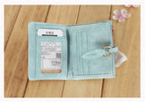Women's Frosted Leaf Mini Pocket Wallet