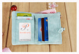 Women's Frosted Leaf Mini Pocket Wallet