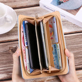 Long High-capacity Women's Handbag Zipper Mobile Phone Bag