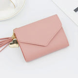 Women's Small Tassel Handbag Wallet Purse