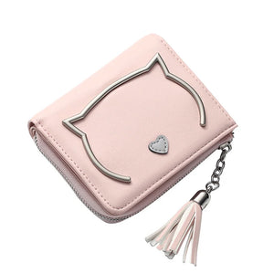 Women's Lovely Small Fresh Two-Fold Change Purse