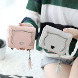 Women's Lovely Small Fresh Two-Fold Change Purse