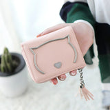Women's Lovely Small Fresh Two-Fold Change Purse