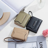 Women's Short Purse Small Fresh Zipper Wallet Large Capacity