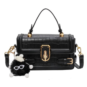 Women's Shoulder Bag Messenger Bag Fur Pendant Shopper's Purse