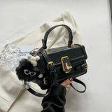 Women's Shoulder Bag Messenger Bag Fur Pendant Shopper's Purse