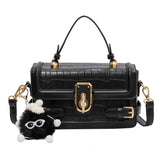 Women's Shoulder Bag Messenger Bag Fur Pendant Shopper's Purse