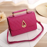 Embroidered Red Shoulder Bag Crossbody Clutch Set