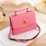 Embroidered Red Shoulder Bag Crossbody Clutch Set
