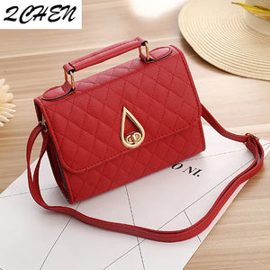 Embroidered Red Shoulder Bag Crossbody Clutch Set