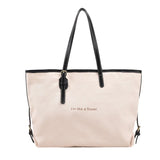Canvas Women's Shoulder Bag Large Daily Shopping Zipper Bag
