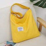 Retro Single Shoulder Bag Canvas Messenger Bag Large Capacity Cross-Body