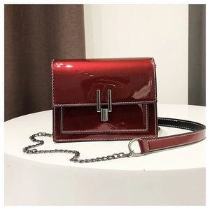 Women's Small Bag Mirror Chain Shoulder Messenger Bag