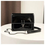 Women's Small Bag Mirror Chain Shoulder Messenger Bag