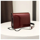 Women's Small Bag Mirror Chain Shoulder Messenger Bag