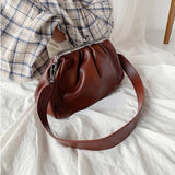 Vintage PU Leather Ladies Handbag Crossbody Shoulder Bag