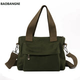 Women's Canvas Shoulder Bag Casual Messenger Bag