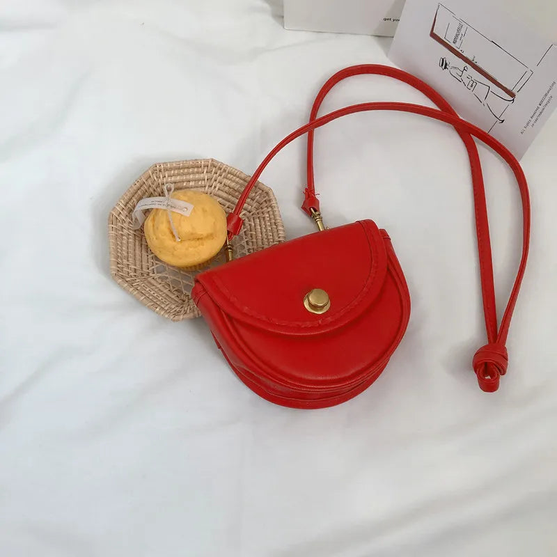 Women's PU Retro Saddle Bag Crossbody