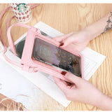 Women's Transparent Love Phone Bag Shoulder Messenger 798
