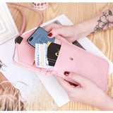 Women's Transparent Love Phone Bag Shoulder Messenger 798