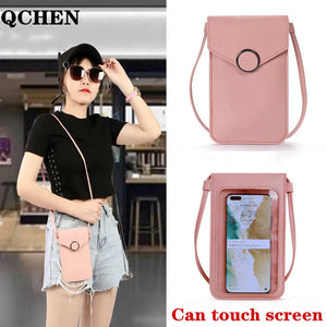 Women's Transparent Love Phone Bag Shoulder Messenger 798