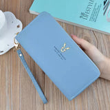 Women's Long Antlers Print Clutch Bag with Hand Strap