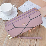 Women's Long Zipper Wallet Clutch Phone Bag Multiple Colors