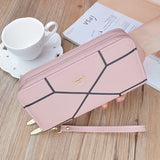 Women's Long Zipper Wallet Clutch Phone Bag Multiple Colors