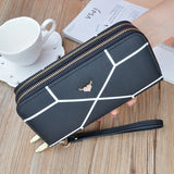 Women's Long Zipper Wallet Clutch Phone Bag Multiple Colors