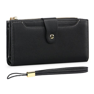 RFID Long Wallet Large Capacity Women's Zipper Bag