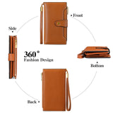 RFID Long Wallet Large Capacity Women's Zipper Bag