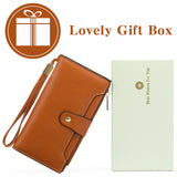 RFID Long Wallet Large Capacity Women's Zipper Bag