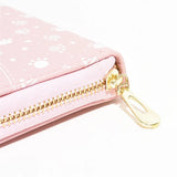 Embroidered Dog Print Women's Wallet Long Multi-Card Phone Bag
