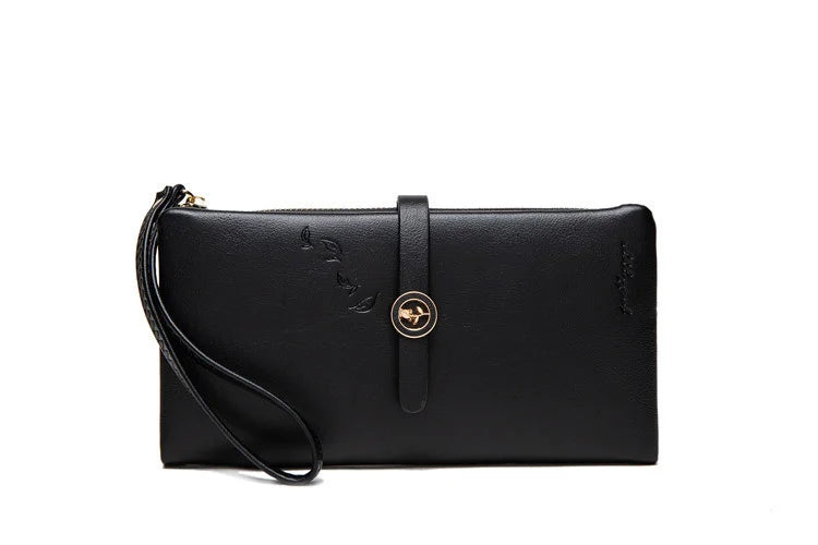 Women's High-Capacity Multifunctional Wallet Buckle Long Portable Belt Wallet