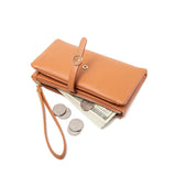Women's High-Capacity Multifunctional Wallet Buckle Long Portable Belt Wallet