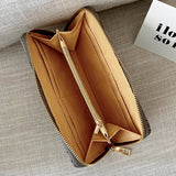 Crocodile Pattern PU Women's Wallet Zipper Clutch Multi-card Pocket