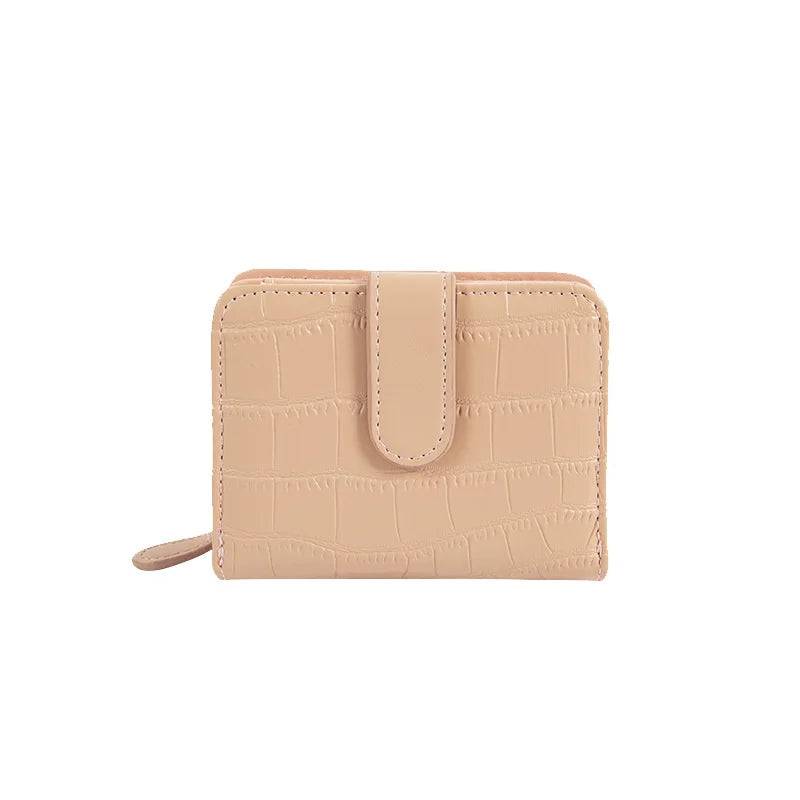 Stone Pattern Short Women's Wallet Multifunctional Student Wallet