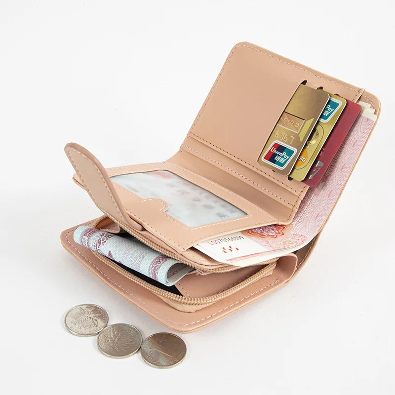 Stone Pattern Short Women's Wallet Multifunctional Student Wallet