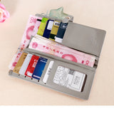 Women's Long Wallet with Large Capacity Frosted Wallet