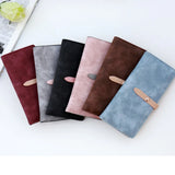 Women's Long Wallet with Large Capacity Frosted Wallet