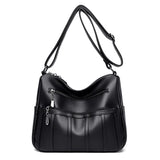 Leather Crossbody Bag for Women Shoulder Handbag Messenger Bag