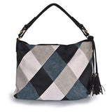Stylish simplicity pu leather Women's Crossbody Bags Contrast Women handbag
