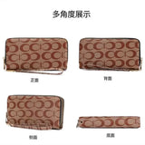 Women Wallet CC Ladies Phone Clutch Double Zip Hand Strap