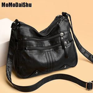 Women Shoulder Bag Crossbody Handbag Soft Pu Leather Sac A Main
