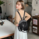 Womens Backpack Girls Drawstring School Bag Shoulder Bag Waterproof