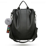 Womens Faux Leather Shoulder Bag Satchel Handbag Backpack