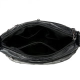 Wild Multi-layer Messenger Bag Leather Strap Crossbody Bag