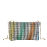 Glitter Crossbody Bag Chain Strap Shoulder Underarm Messenger Bag